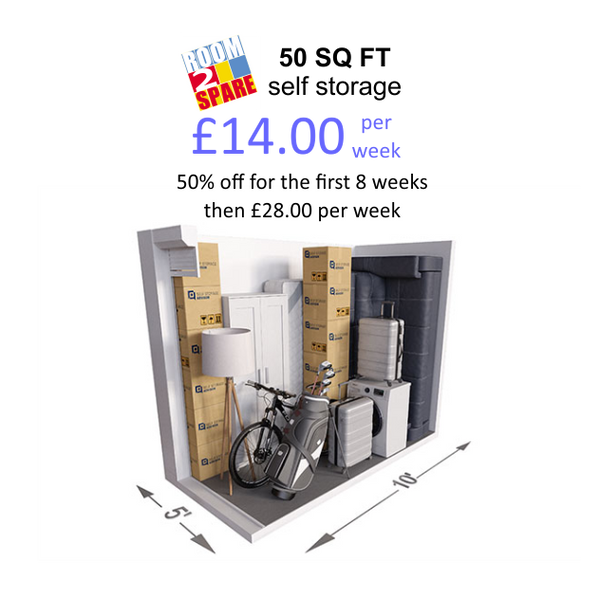 50 SQ FT SELF STORAGE ROOM - Room2Spare Ltd