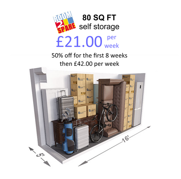80 SQ FT SELF STORAGE ROOM - Room2Spare Ltd