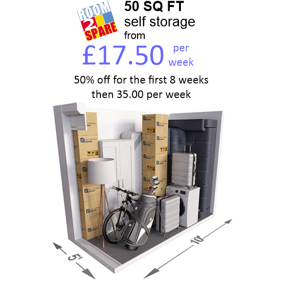 50 SQ FT SELF STORAGE ROOM