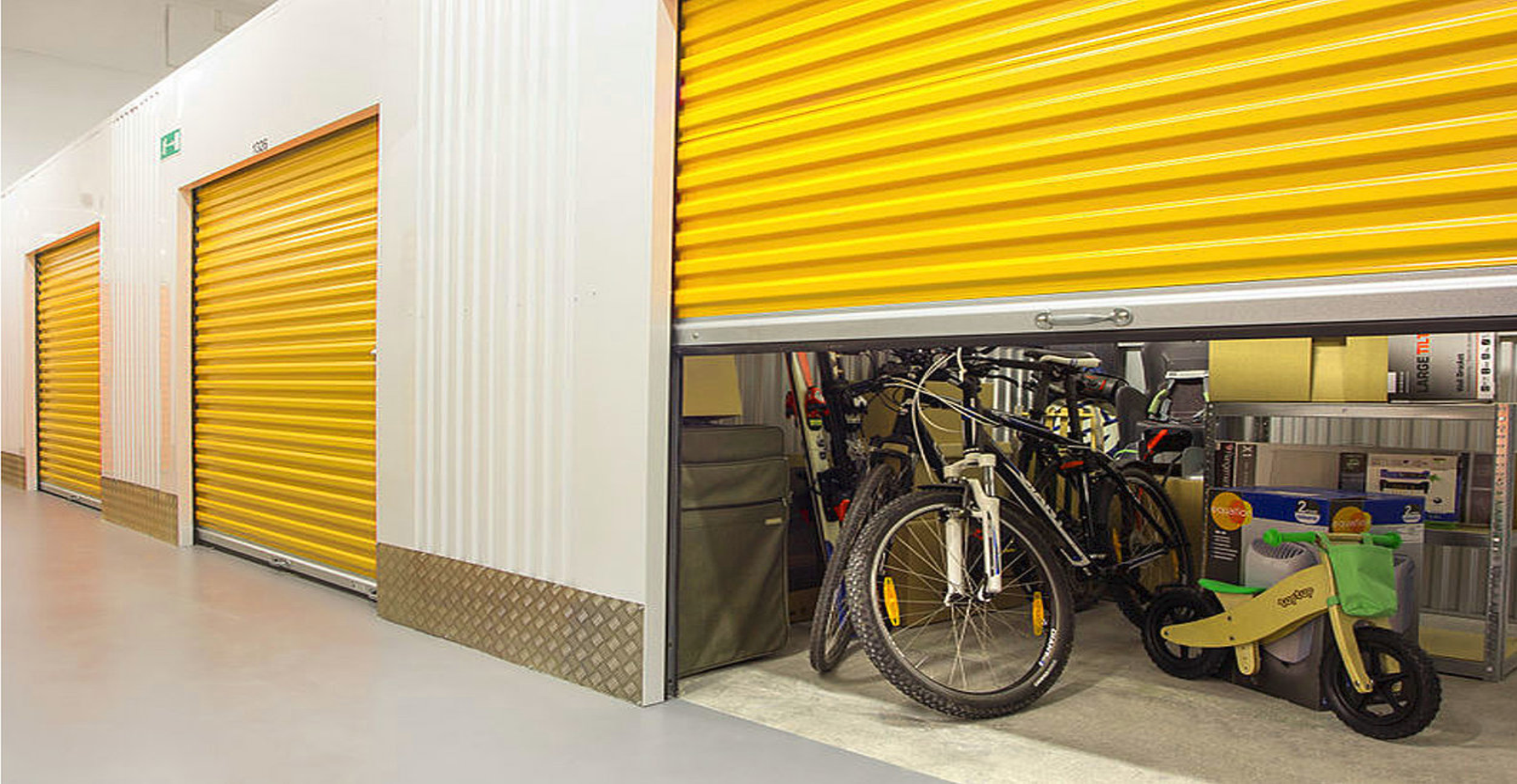 Clean indoor Room2Spare storage room