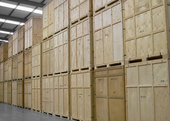 Room2Spare indoor wooden storage container